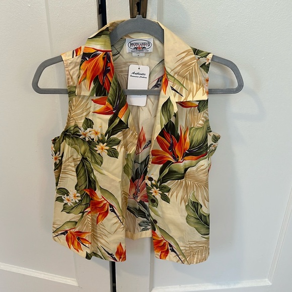 Women’s Hawaiian shirt tank top - Picture 1 of 3